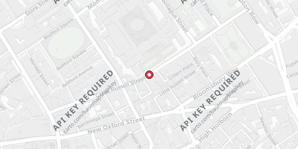 Map of Great Russell St, London WC1B 3DG, United Kingdom